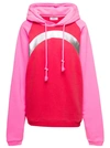 Erl Unisex Raimbow Hoodi Knit In Red