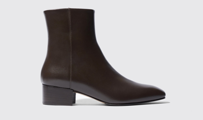 Scarosso Ambra Brown - Woman Boots Brown In Brown_calf