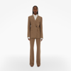 Helmut Lang Single-double Breasted Blazer In Dune