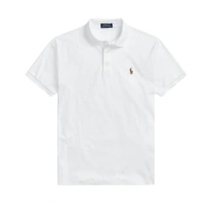 Ralph Lauren Menswear Short Sleeve Polo In White
