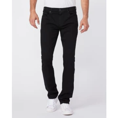 Paige Federal Slim Straight Fit Jeans In Black
