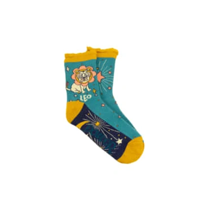 Karabo Leo Zodiac Socks From Powder Designs In Yellow
