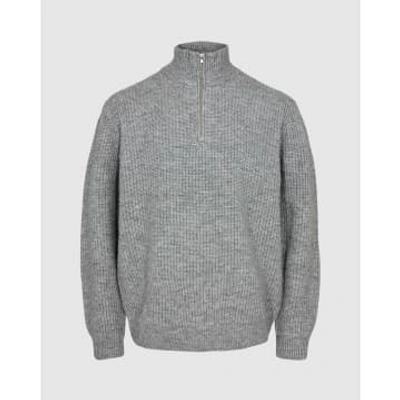 Minimum Blain Knit Light Grey Melange