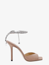 Jimmy Choo Suede Sandals With Rhinestones Detail In Beige