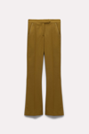 DOROTHEE SCHUMACHER CROPPED PANTS WITH DECORATIVE STITCHING