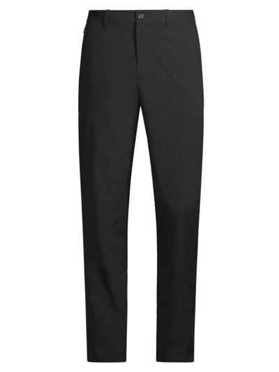 Vince Dobby Regular Fit Chino Trousers In Black