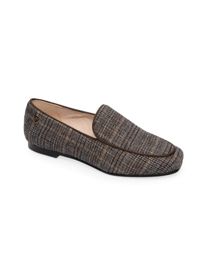 Venettini Little Girl's & Girl's Abby Slip-on Loafers In Brown Plaid