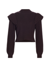 PAIGE WOMEN'S KATE CABLE-KNIT WOOL-BLEND CROP SWEATER