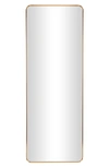 Vivian Lune Home Slim Frame Wall Mirror In Gold