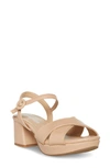 Anne Klein Zada Platform Sandal In Nude