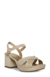 ANNE KLEIN PELTZ PLATFORM SANDAL