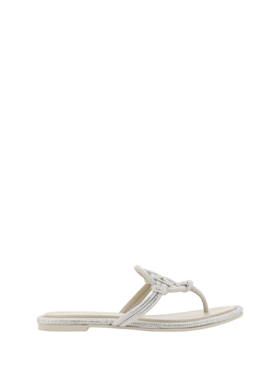 Tory Burch Sandals In Stone Gray