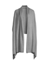 Sofia Cashmere Women's Cashmere Knit Wrap In Grey