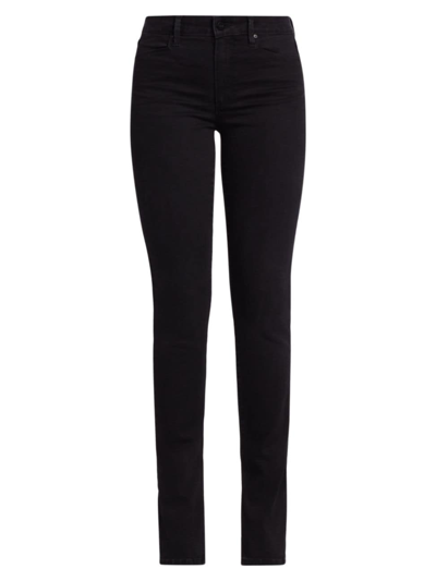 Paige Denim Verdugo Stretch Suede Trouser In Black