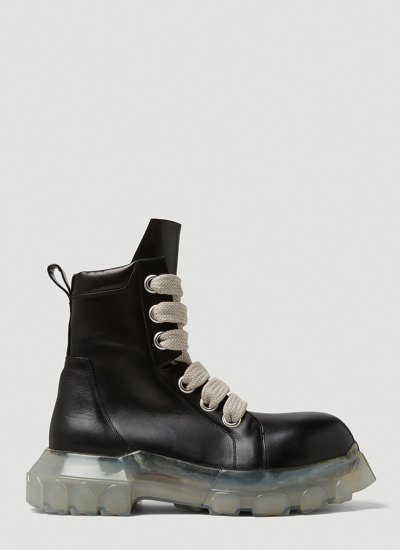 Rick Owens Bozo Tractor Boots In Black | ModeSens