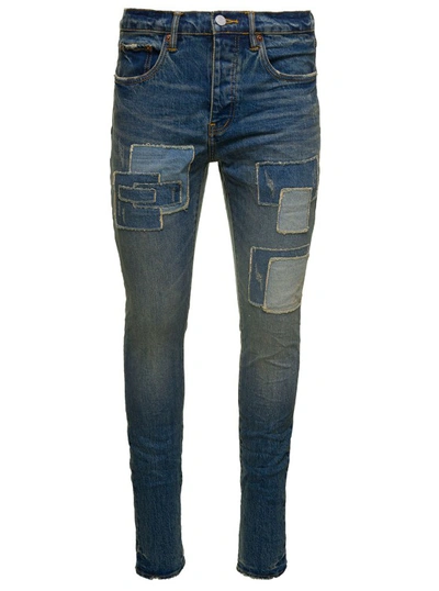 Purple Brand Jeans Patchwork In Blue