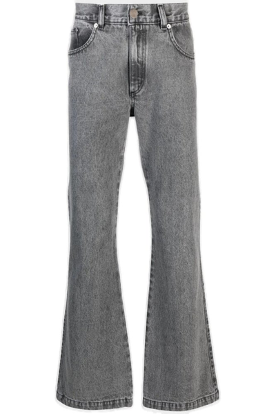 Société Anonyme Le Flaires Mid-rise Flared Jeans In Grey