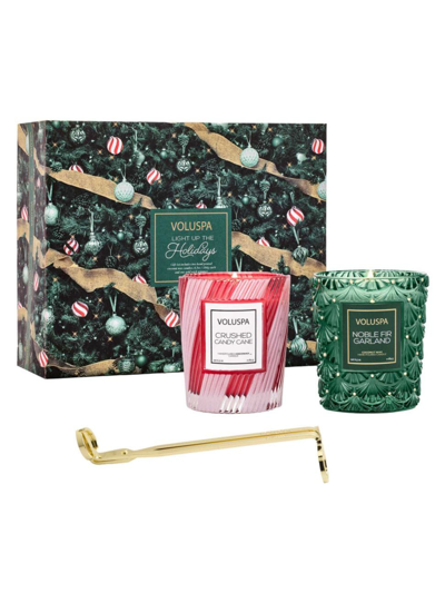 Voluspa Light Up The Holidays Candle Set