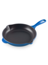 Le Creuset 9" Cast Iron Skillet In Blue