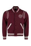 SPORTY AND RICH SPORTY & RICH LOGO EMBROIDERED BOMBER JACKET