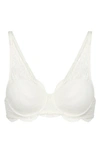 Simone Perele Karma Scalloped Lace Triangle Bra In Ivory