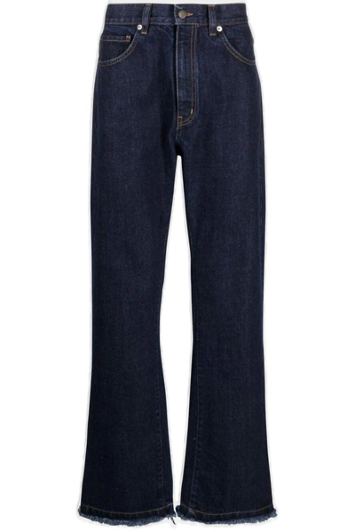 Société Anonyme Frayed Hem Jeans In Blue