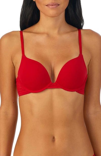 ON GOSSAMER SLEEK MICRO LACE UNDERWIRE CONVERTIBLE PUSH-UP BRA