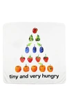 L'OVEDBABY L'OVEDBABY X 'THE VERY HUNGRY CATERPILLAR™' PRINT ORGANIC COTTON SWADDLE BLANKET