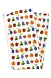 L'OVEDBABY L'OVEDBABY X 'THE VERY HUNGRY CATERPILLAR™' PRINT ORGANIC COTTON SWADDLE BLANKET