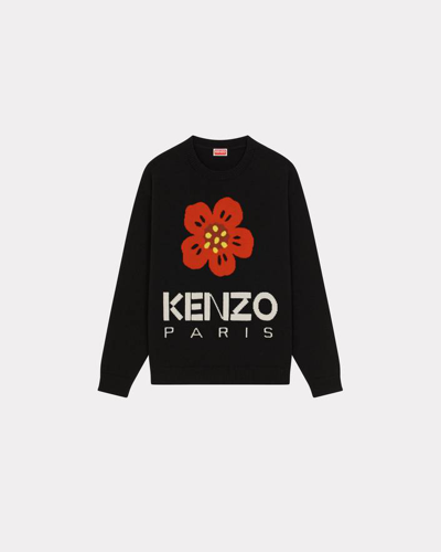 Kenzo Logo Sweater In Black