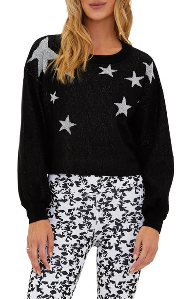 Beach Riot Ava Metallic Star Sweater In Multicolor