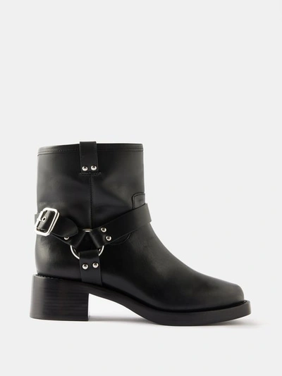 Reformation Foster Ankle Boot In Black