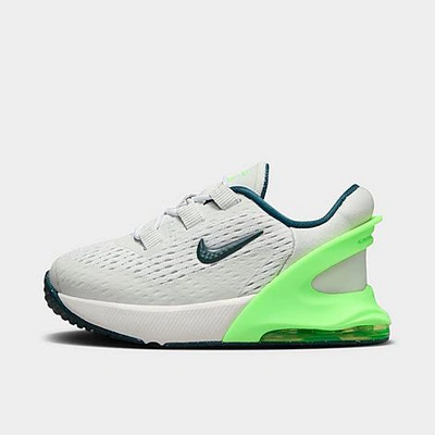 Nike Babies'  Kids' Toddler Air Max 270 Go Stretch Lace Casual Shoes In Photon Dust/lime Blast/summit White/deep Jungle
