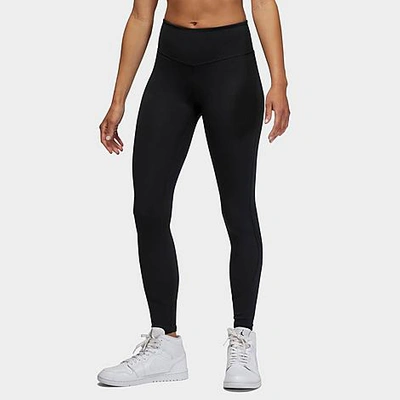 Nike Black Nylon Sport Leggings In Black/black/off Noir