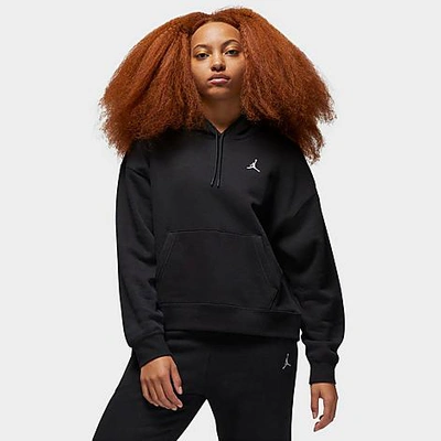 Nike Jordan Women's Brooklyn Fleece Hoodie In Black 