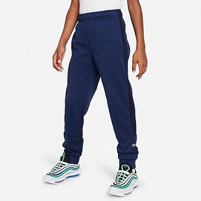 Nike Air Big Kids' (boys') Jogger Pants In Midnight Navy/dark Obsidian