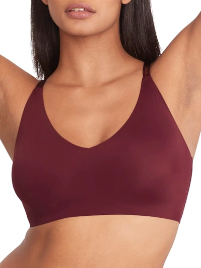 Calvin Klein Invisibles Convertible Bralette In Tawny Port