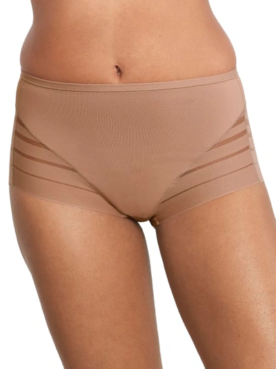 Leonisa Comfy Medium Control Undetectable Brief In Brown