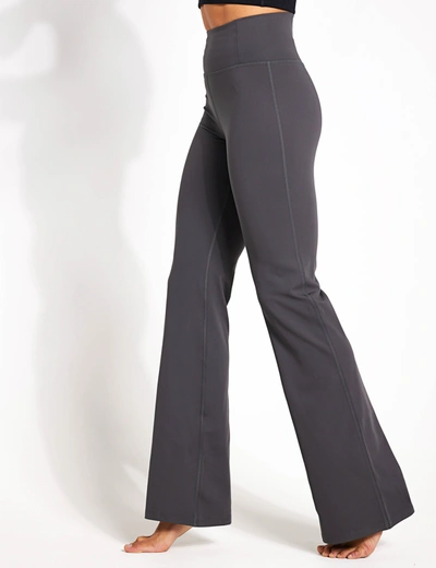 Girlfriend Collective Compressive Flare Legging In Grey