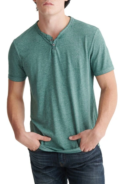 Lucky Brand Men's Venice Burnout Notch Short Sleeves T-shirt In June Bug