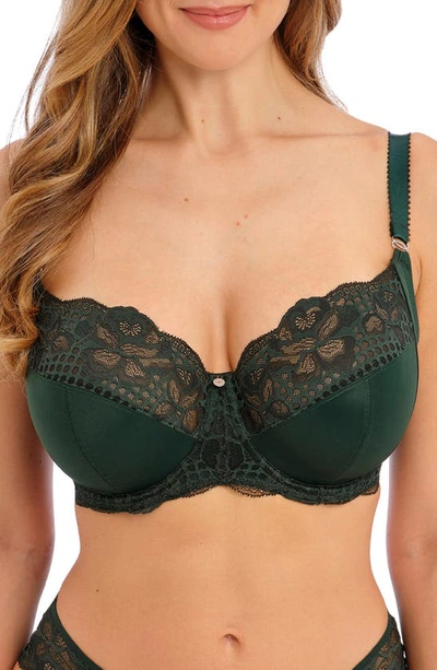 Fantasie Reflect Side Support Bra In Deep Emerald