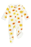 L'OVEDBABY X 'THE VERY HUNGRY CATERPILLAR™' FITTED ONE-PIECE ORGANIC COTTON FOOTIE PAJAMAS