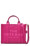 Marc Jacobs The Leather Medium Tote Bag In Lipstick Pink