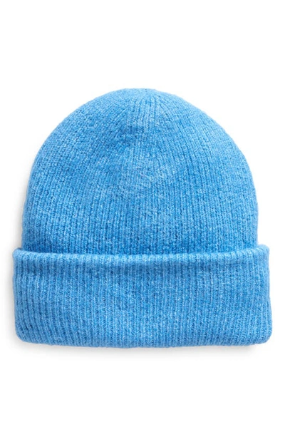 Tasha Rib Cuff Beanie In Blue