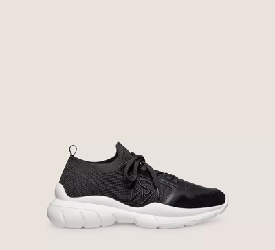 Stuart Weitzman 5050 Mesh Sneakers In Black