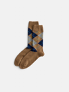 ALEX MILL ARGYLE SOCK IN CASHMERE