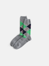 Alex Mill Argyle Sock In Cashmere In Grey