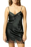 Simone Perele Silk Nightgown In Black