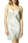 SIMONE PERELE NOCTURNE LACE TRIM NIGHTGOWN