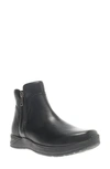 Propét Delphi Womens Round Toe Leather Ankle Boots In Black